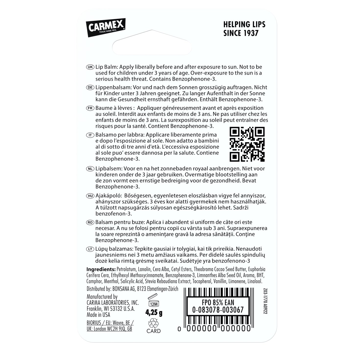 CARMEX CLASSIC STICK